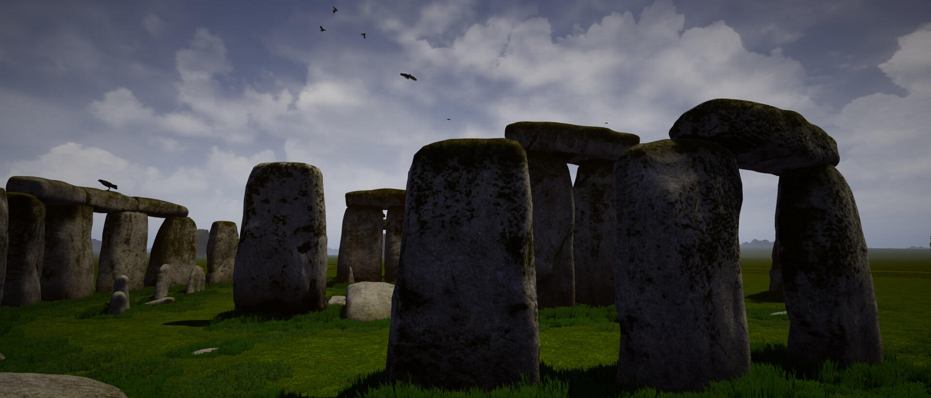 Infinadeck Stonehenge Game Screenshot