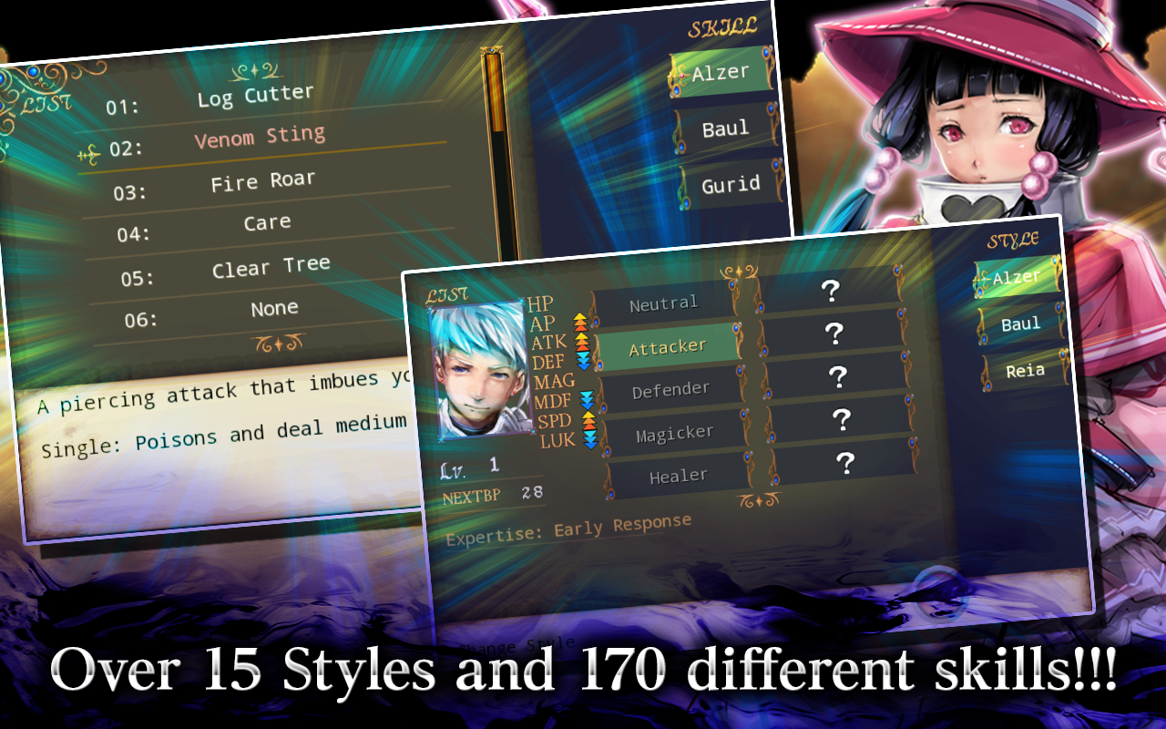 RPG Dark Seven Game Screenshot
