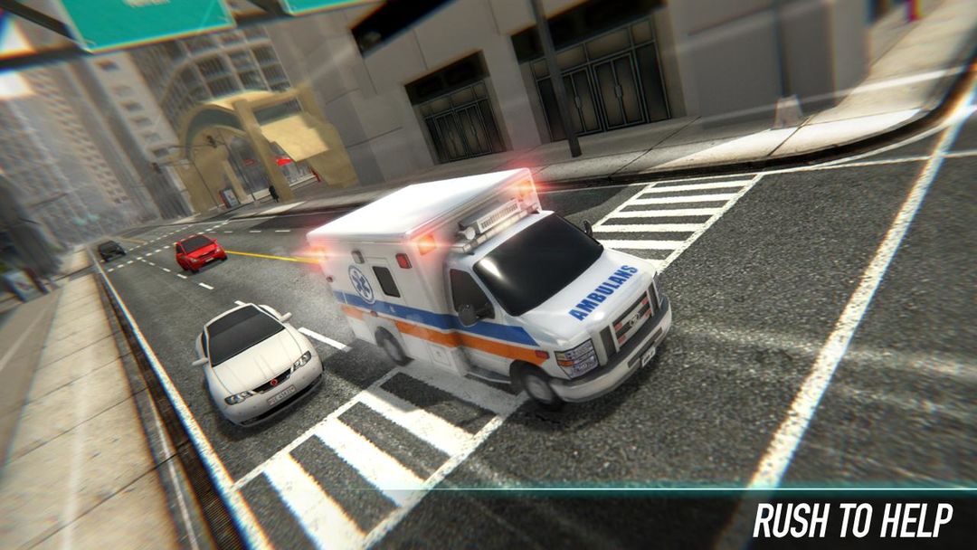 City Ambulance - Rescue Rush 게임 스크린 샷