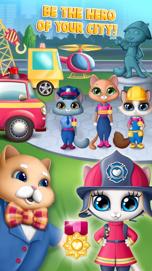 Screenshot of Kitty Meow Meow City Heroes