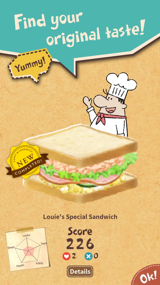 Screenshot of Happy Sandwich Cafe