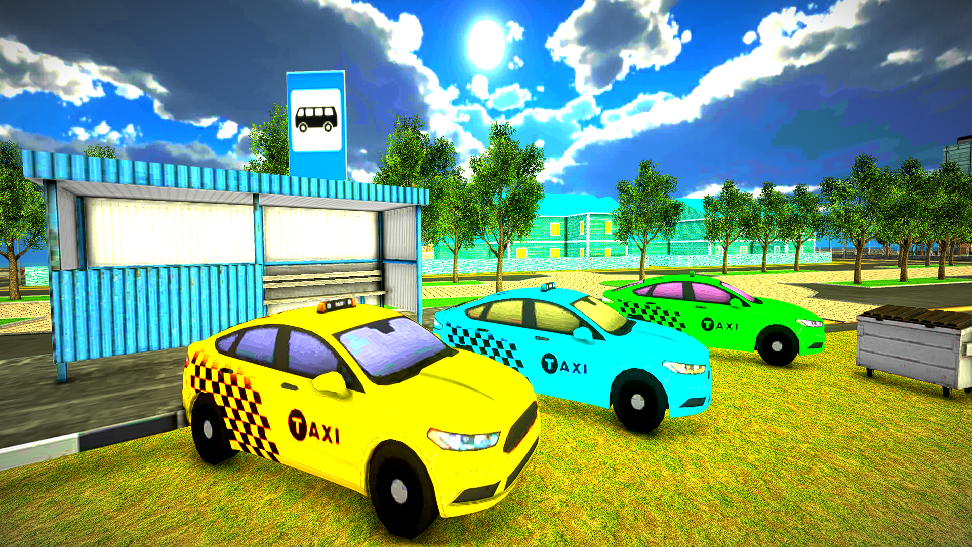 Screenshot of Taxi Game 3D:City taxi Driving