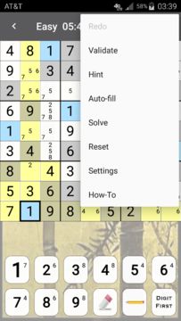 Sudoku Game Screenshot
