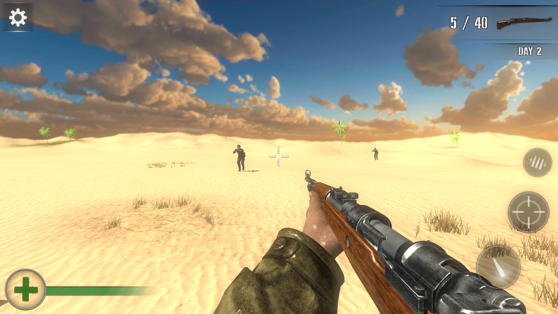 Desert 1943 - WWII shooter Game Screenshot
