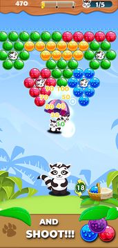 Bubbly Panda Rescue Game Screenshot