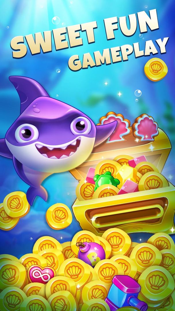 Fish Crush 2 - 2020 Match 3 Puzzle ฟรีใหม่ ภาพหน้าจอเกม