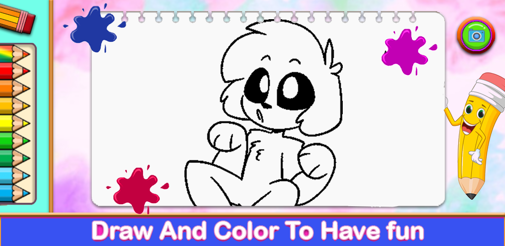 Coloring invictor & Mikecrack Game Screenshot