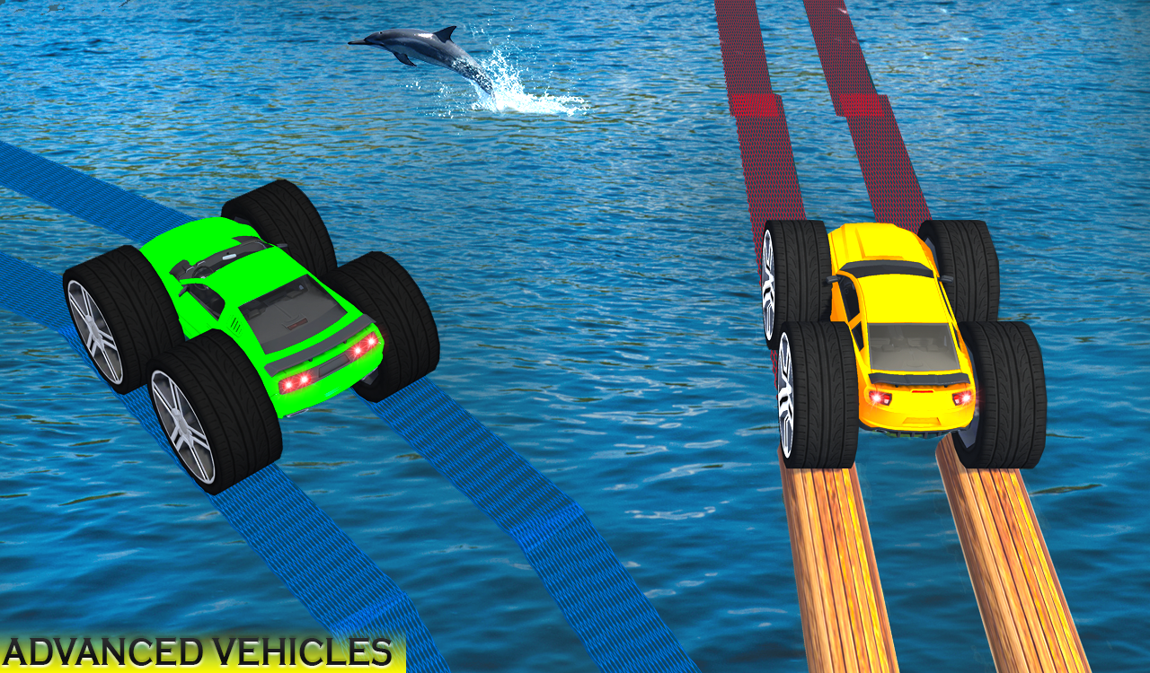 Screenshot of Impossible Monster Car Games