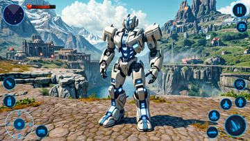 Robot Car 3D Fight & Transform Game Screenshot