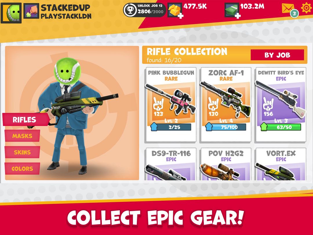 Snipers vs Thieves screenshot game