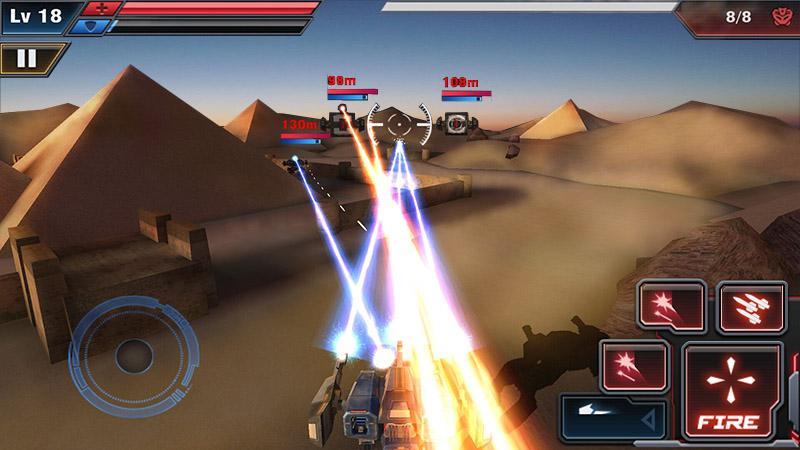 Robot Strike 3D Game Screenshot