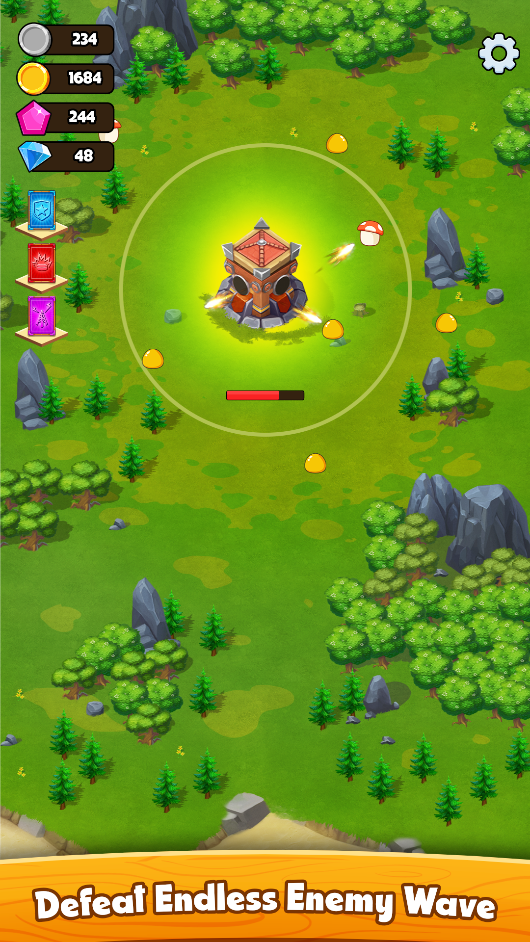 Скриншот игры Epic Tower Idle Defense