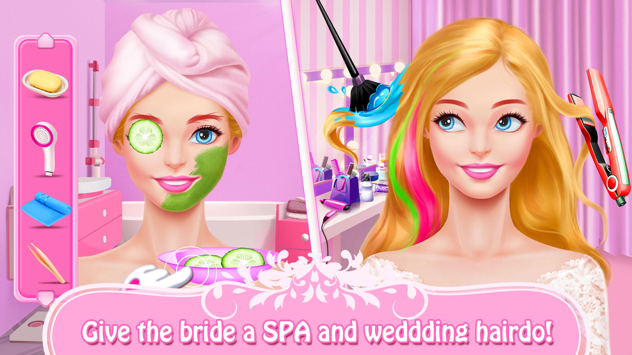 Screenshot 1 of เกมแต่งหน้า: ศิลปินงานแต่งงาน 7.3