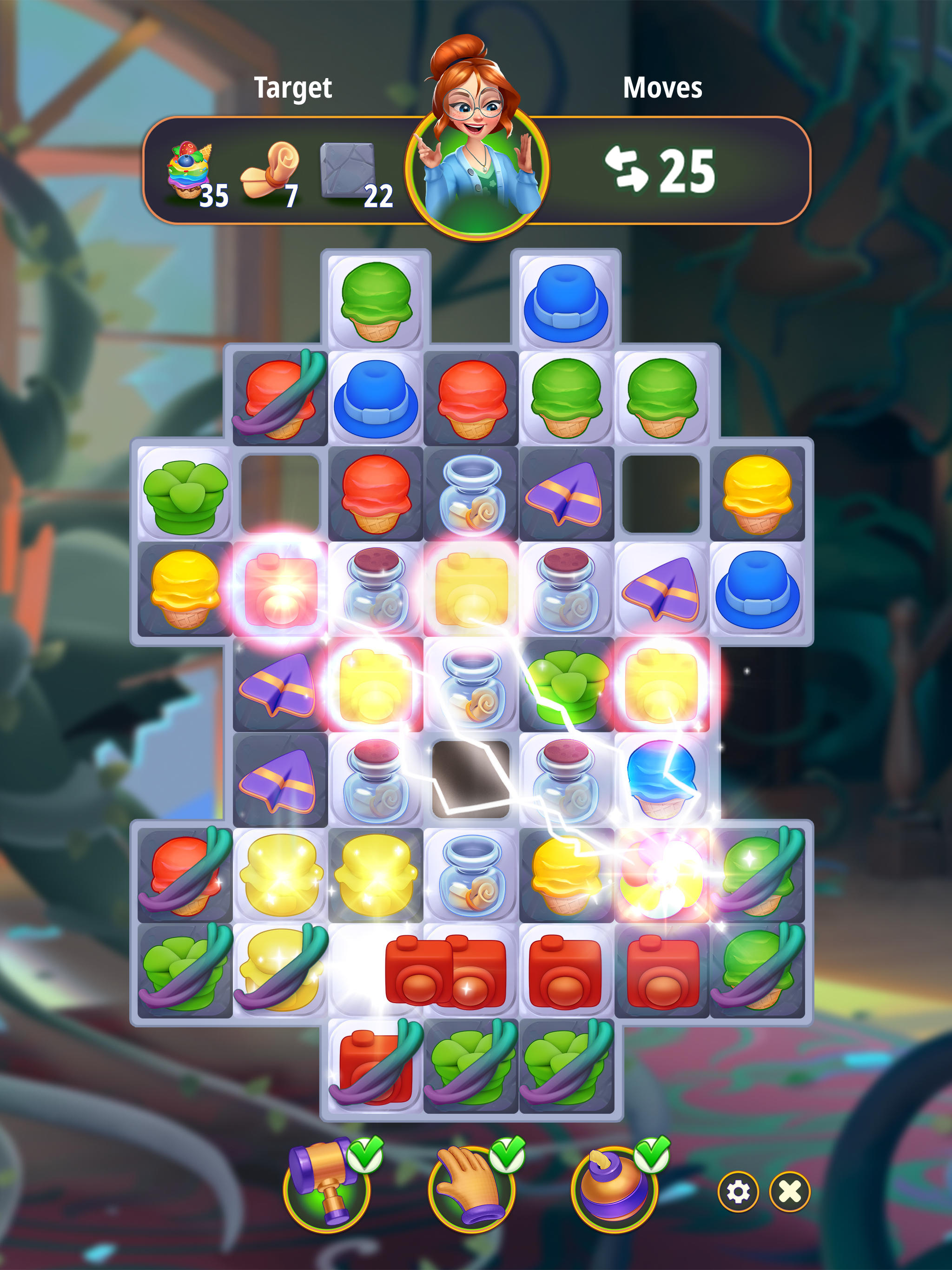 Merge Gardens Game Screenshot