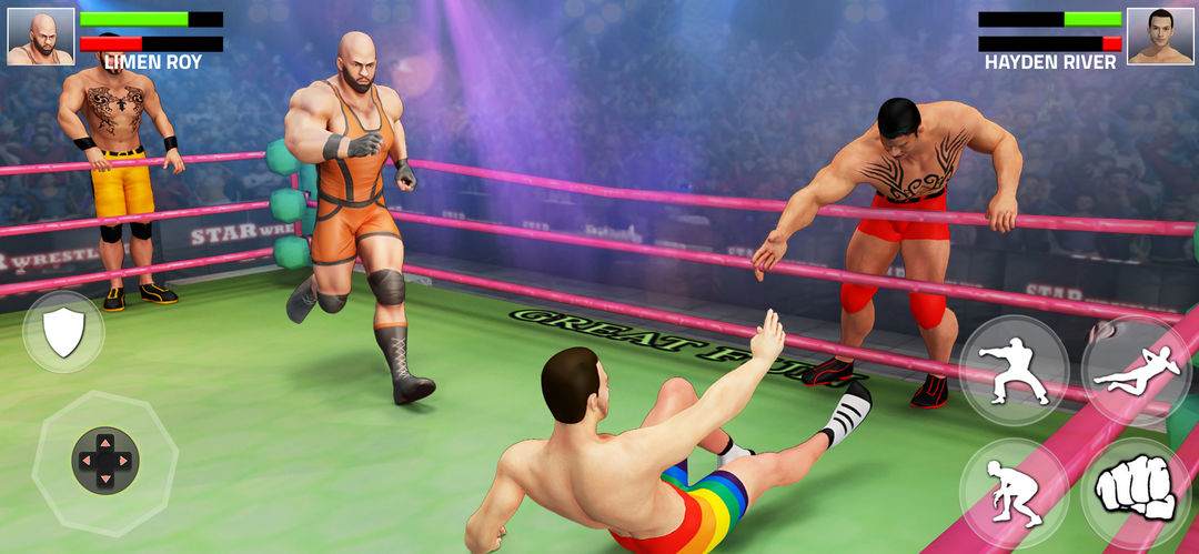 Tag Team Wrestling Game ภาพหน้าจอเกม