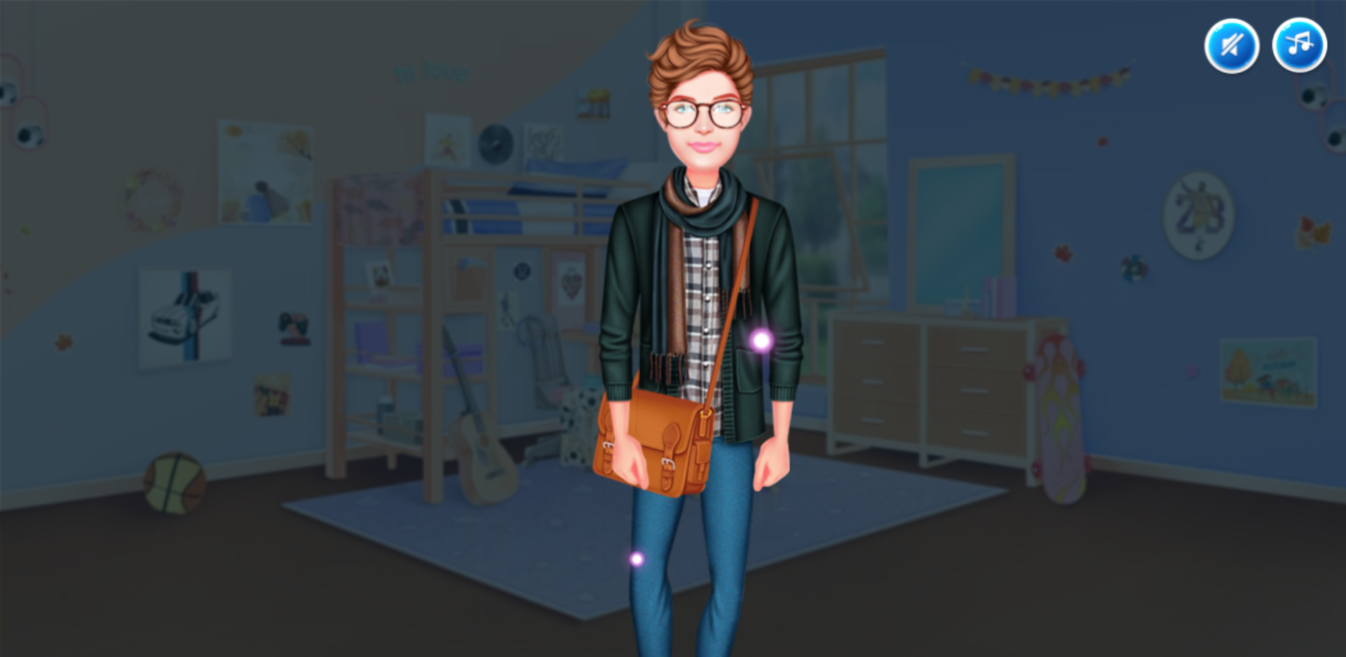 Cuplikan Layar Game Leafy Lovebirds Dressup