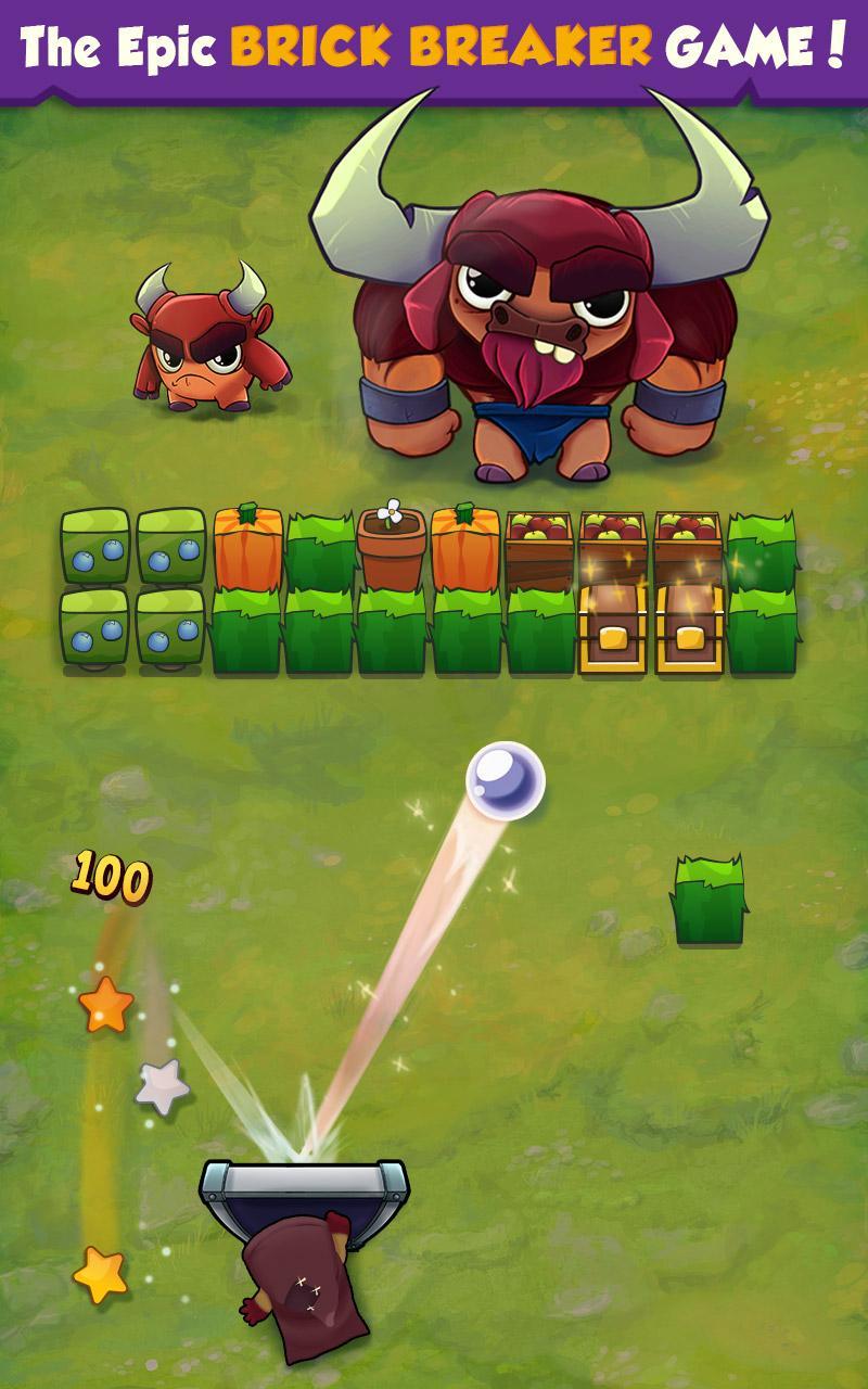 Brick Breaker Hero ゲームのスクリーンショット