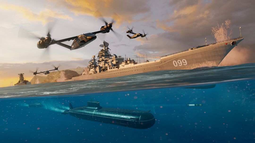 現代戰爭：線上海戰遊戲截圖