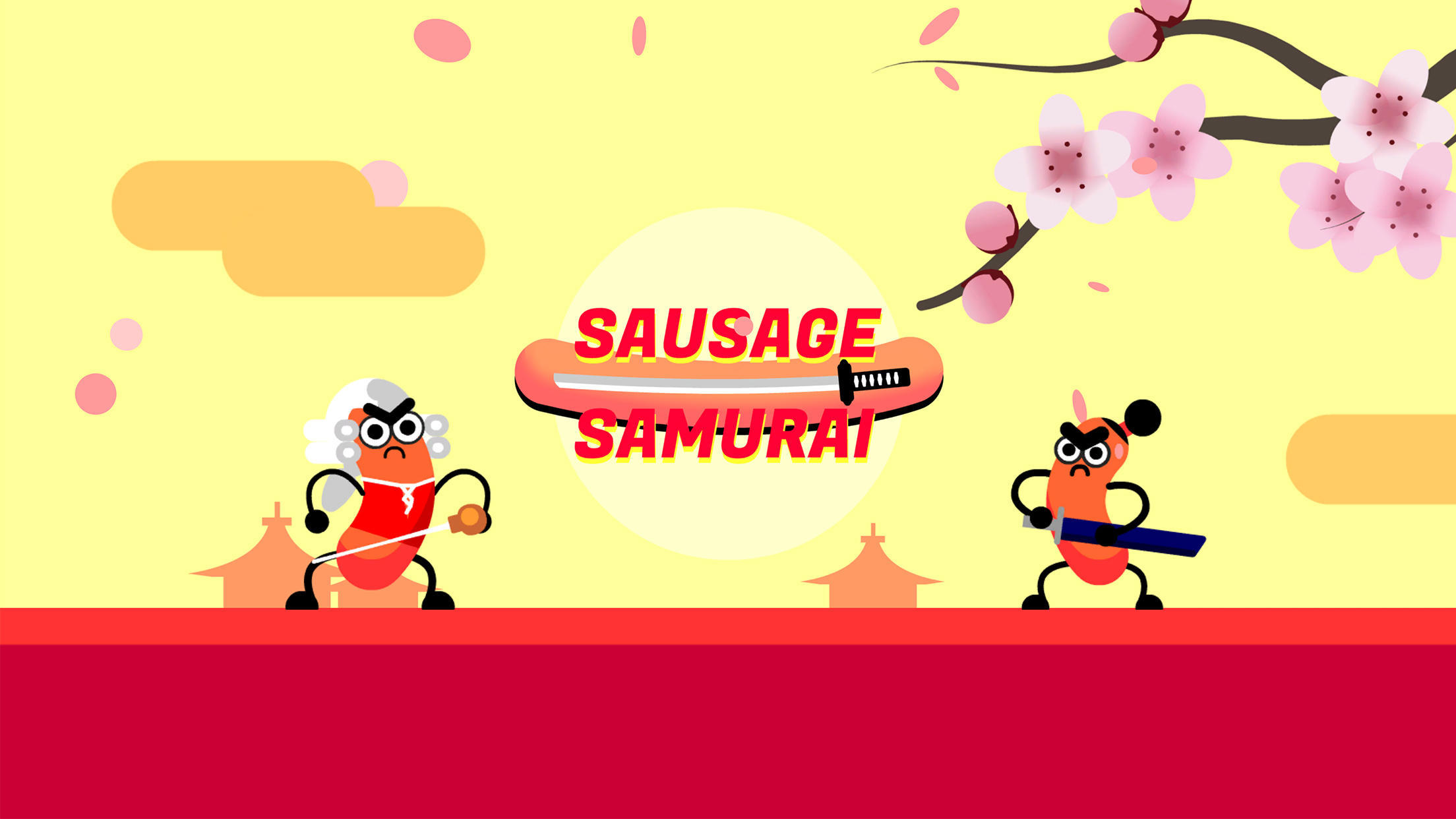 Screenshot dari video Sausage Samurai