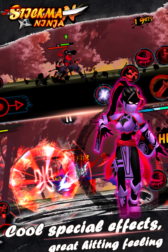 Cuplikan Layar Game 忍者影联复仇之战