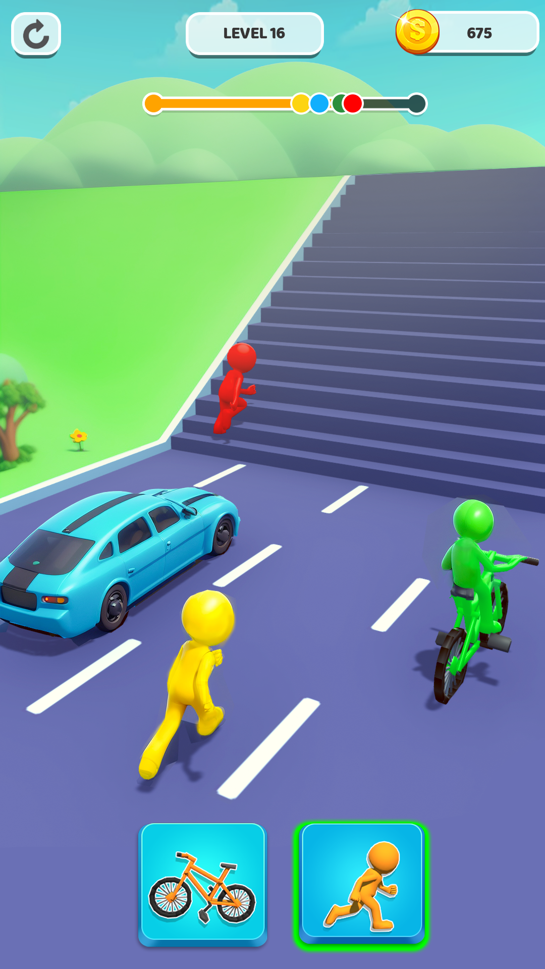 Shape Transform Shifting Races Game Screenshot