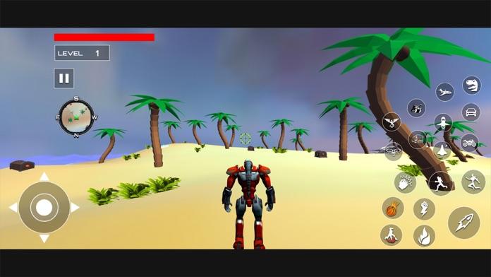 Real Robot Car Transform Game Game Screenshot