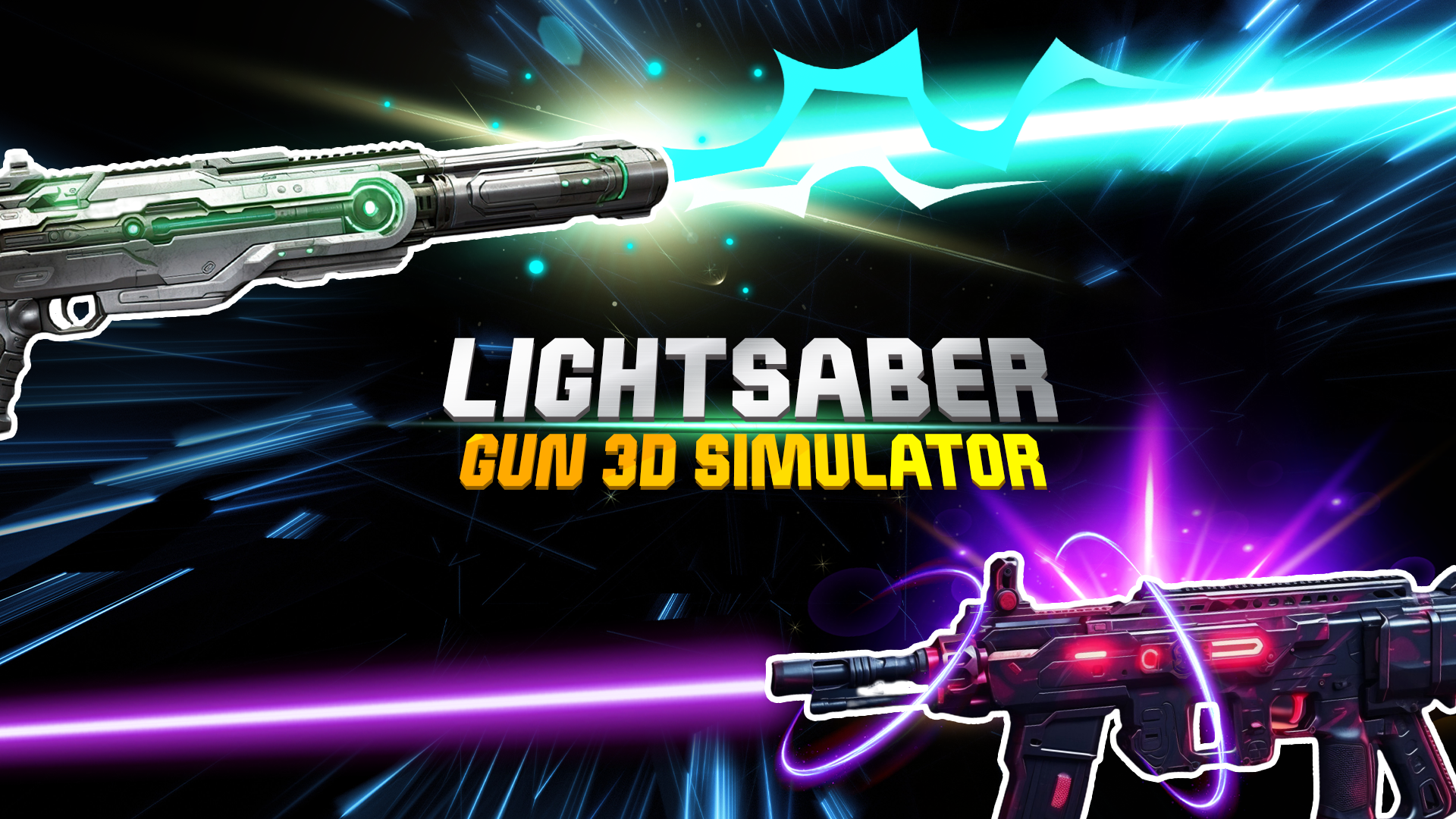 Captura de Tela do Jogo Lightsaber & Sci gun simulator