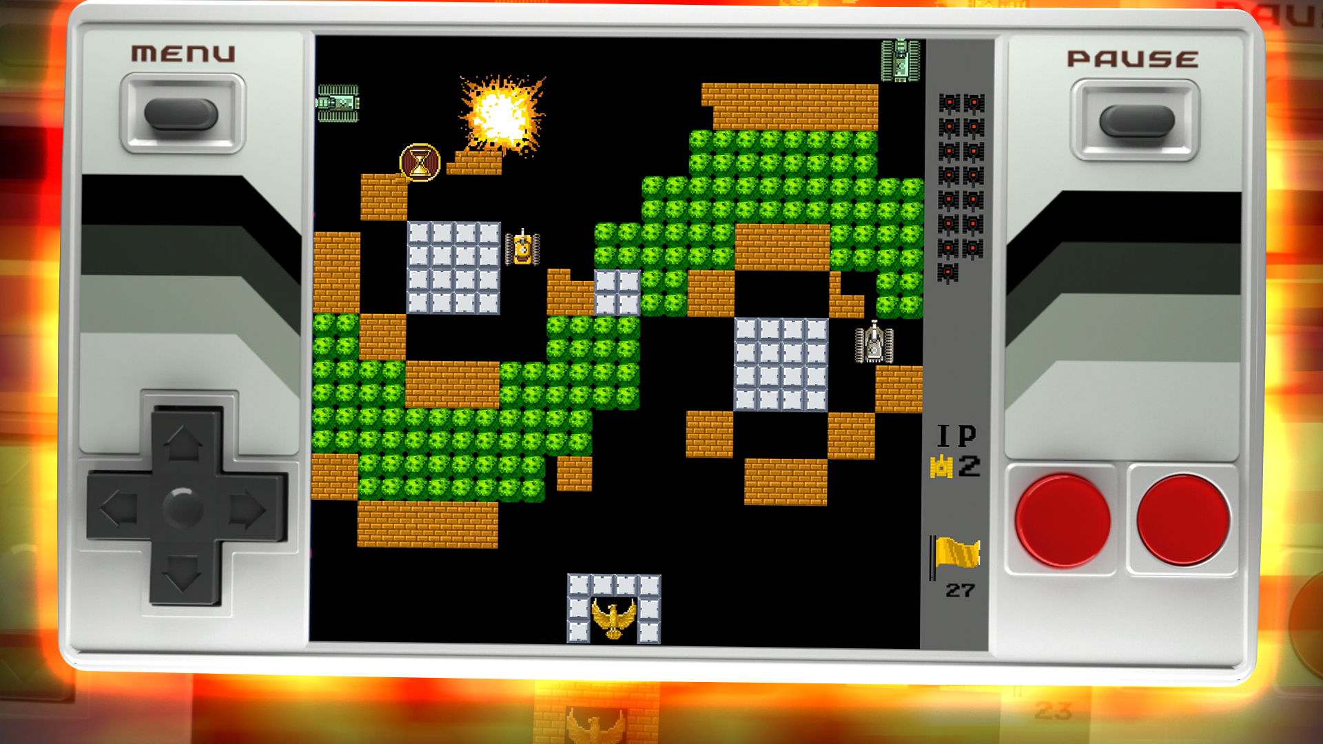Dendy Tanks Game Screenshot
