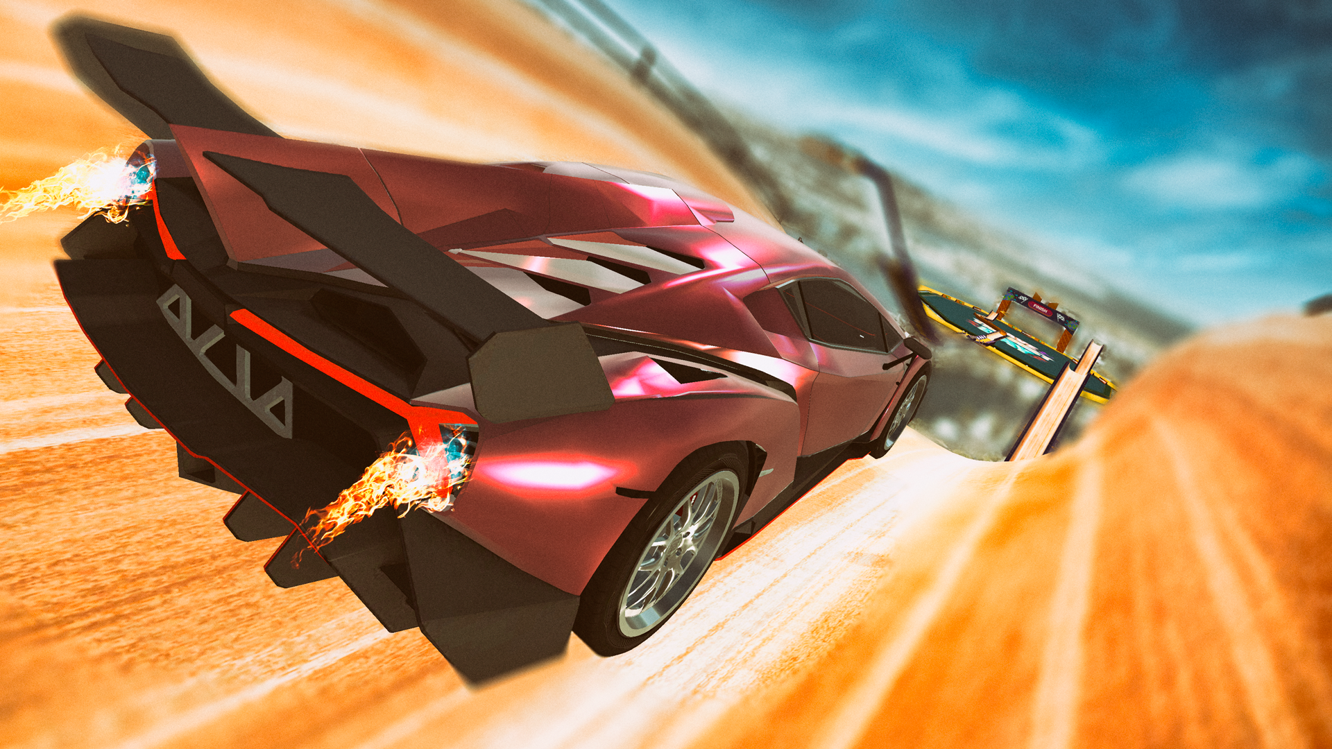 Screenshot 5 of Crazy Ramp Car Stunts : Racing 