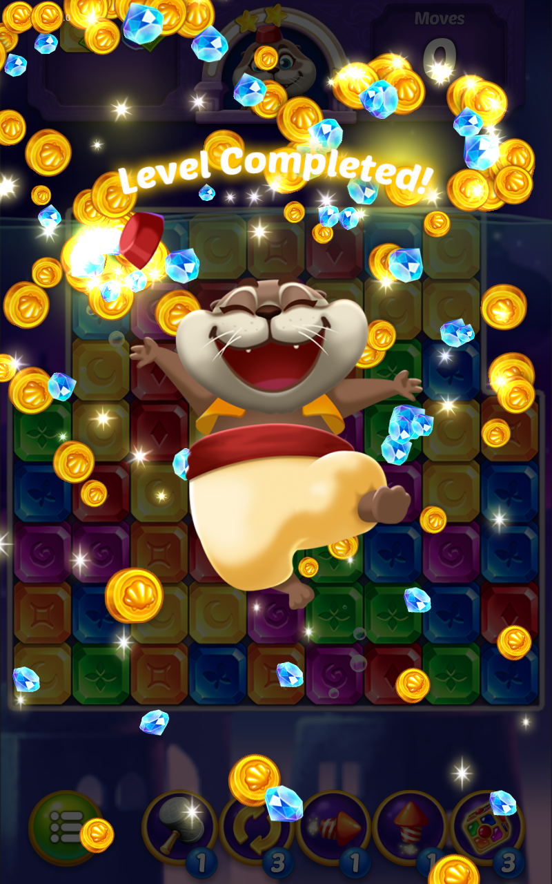 Jewel Pop: Treasure Island Game Screenshot
