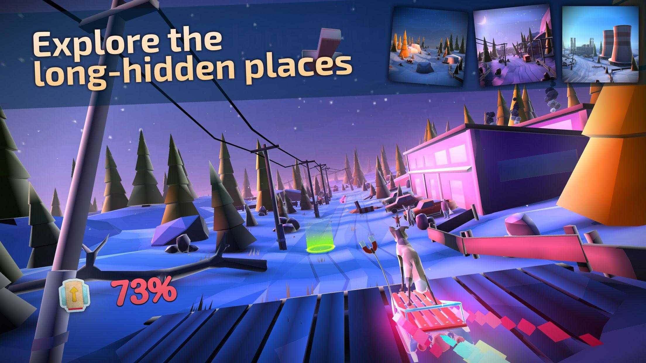 Animal Adventure Downhill Rush ภาพหน้าจอเกม