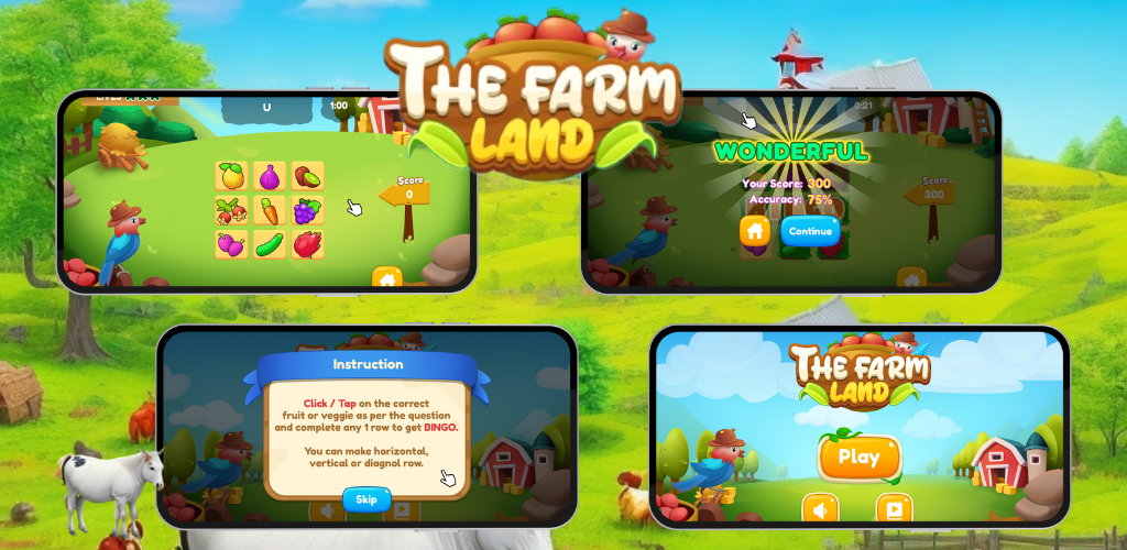Animais da fazenda Jogos para crianças : animais e actividades agrícolas  neste jogo para crianças e meninas - Gratuito::Appstore for  Android