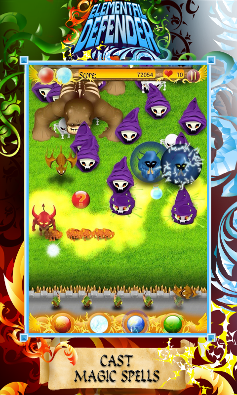 Elemental Defender Game Screenshot