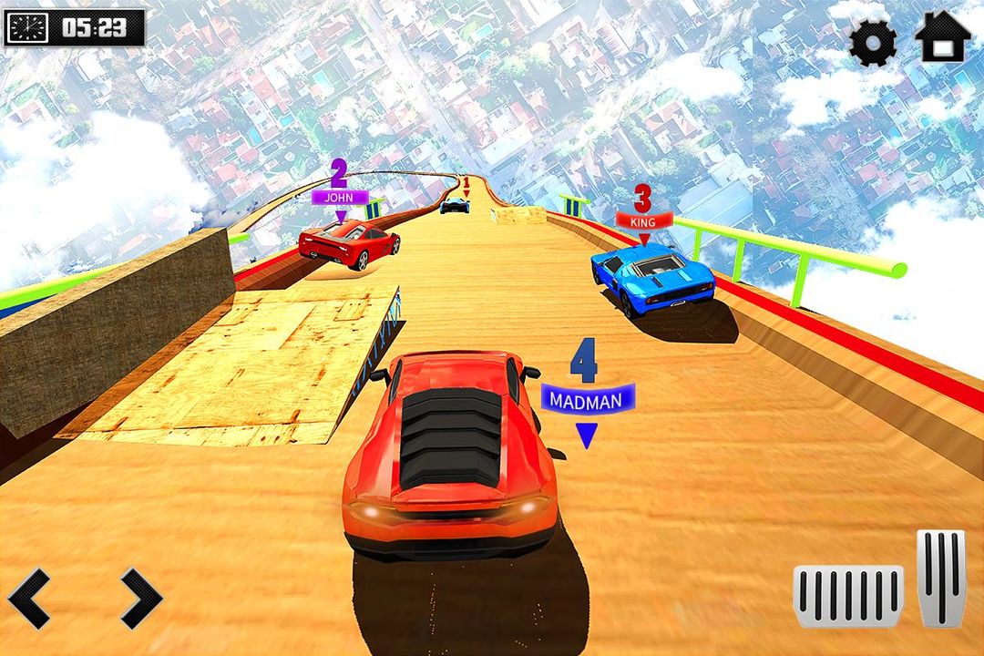 Sky Ramp Car Mega Stunts Big Jump screenshot game