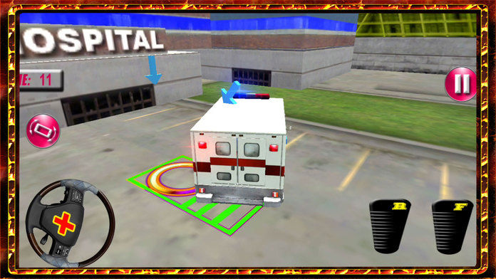 Screenshot of Ambulance Rescue Car : City Traffic Drive - Pro