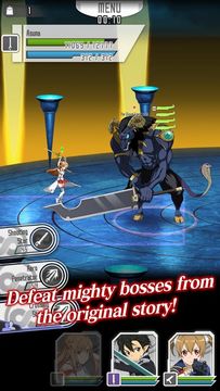 SWORD ART ONLINE:Memory Defrag ゲームのスクリーンショット