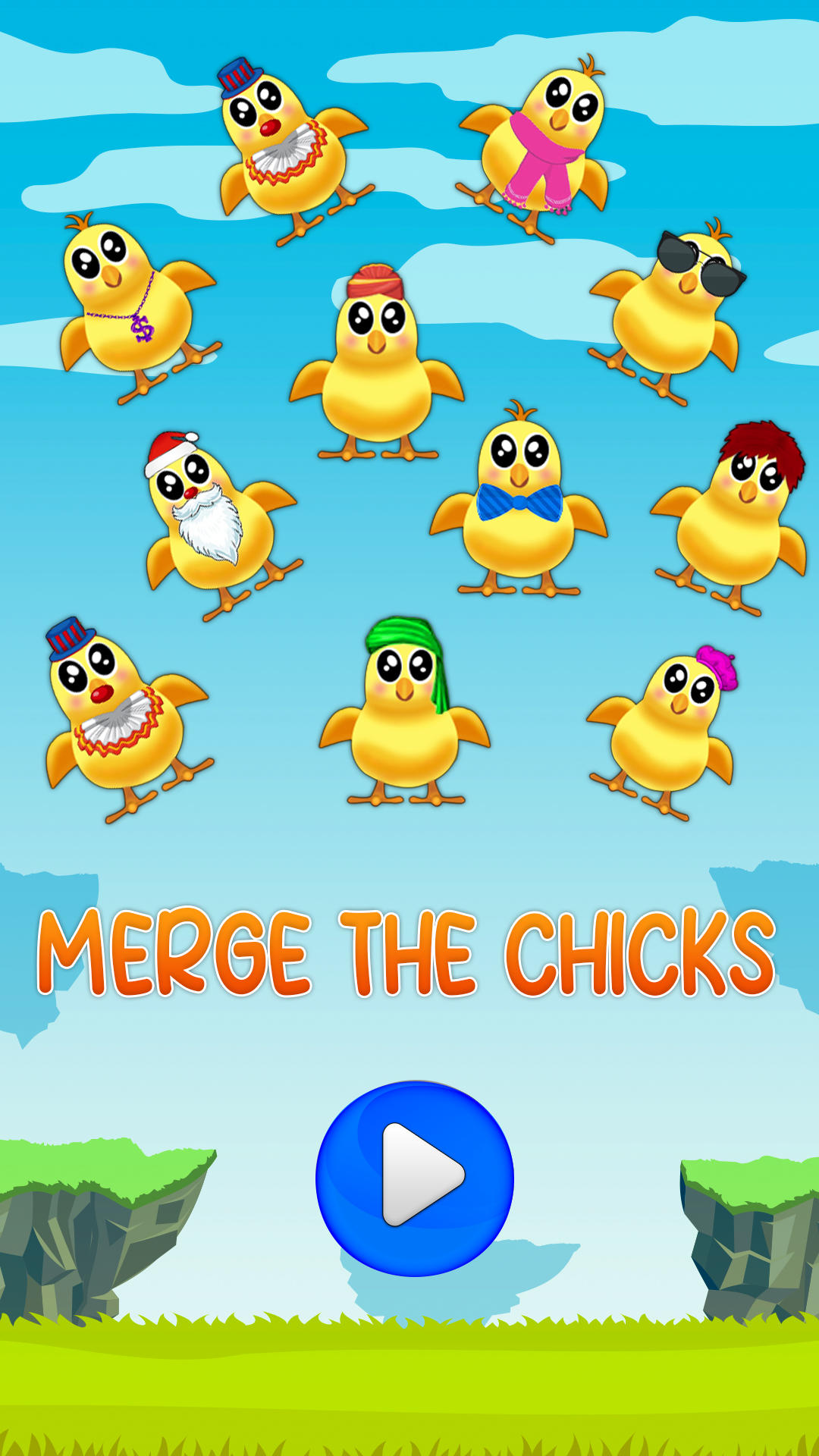 Captura de Tela do Jogo Chick Merge: Match Puzzle Game