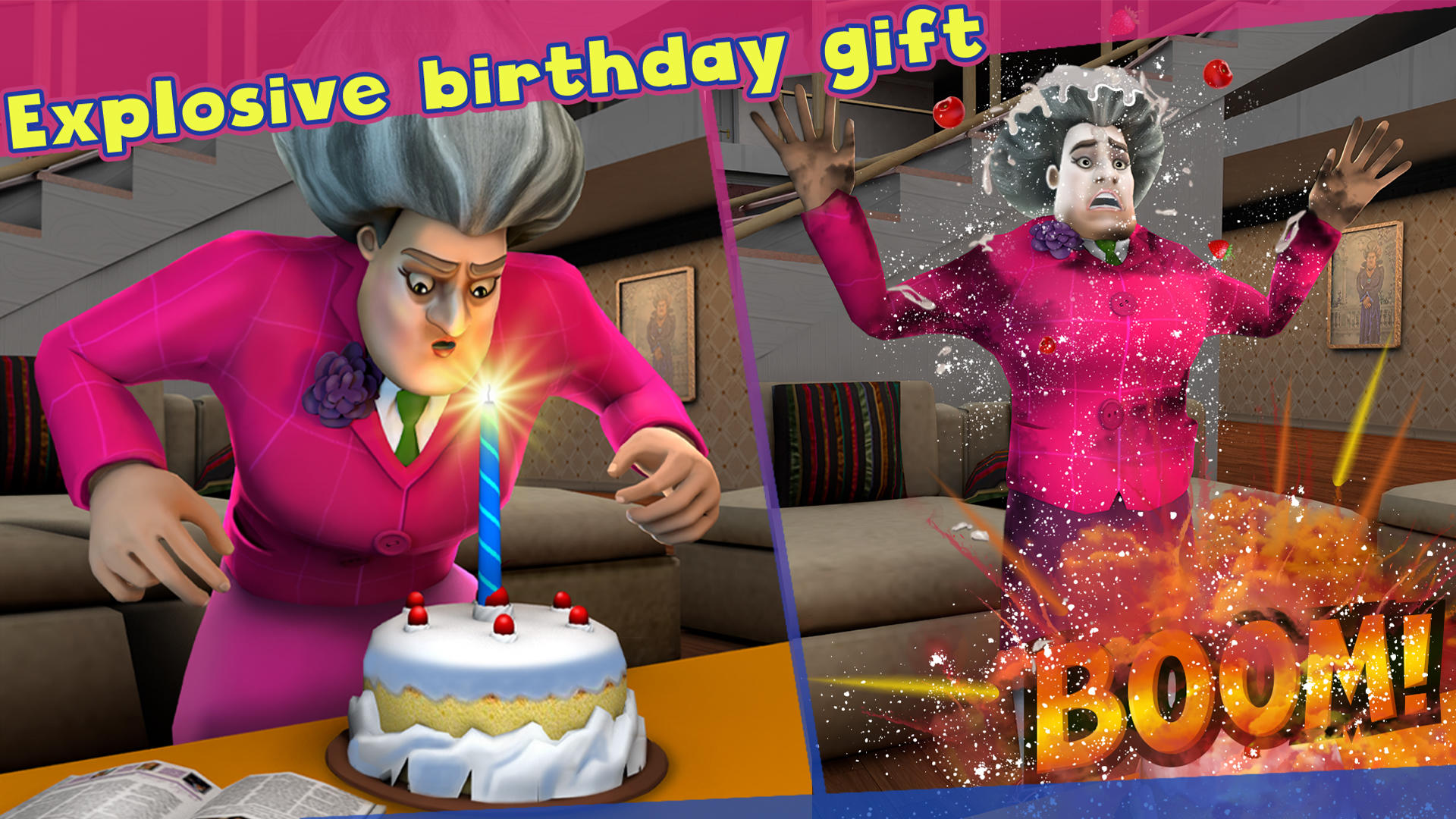 Scary Teacher 3D Game Screenshot