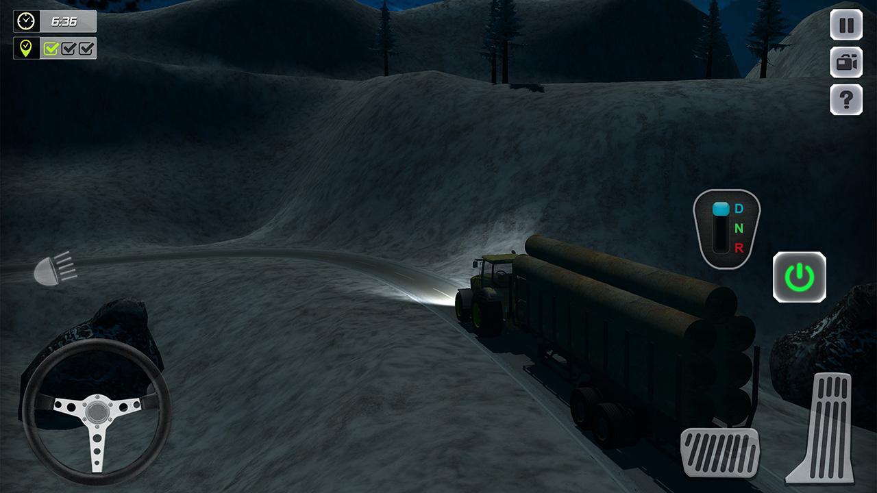 Cargo Tractor Hill Climb Offroad Simulator 3D Game Screenshot