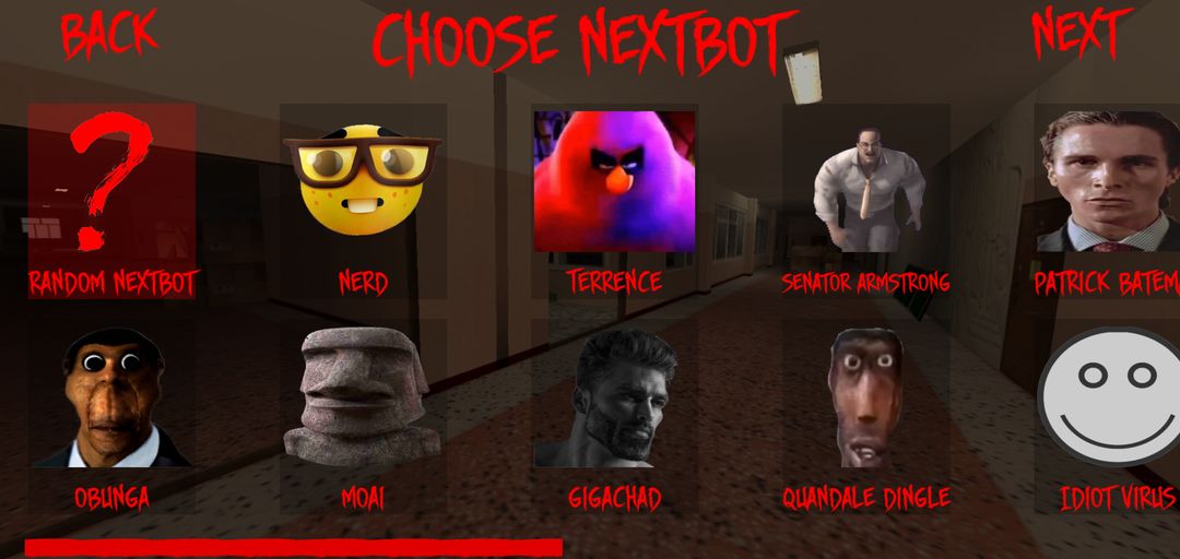 Nextbot chasing screenshot game