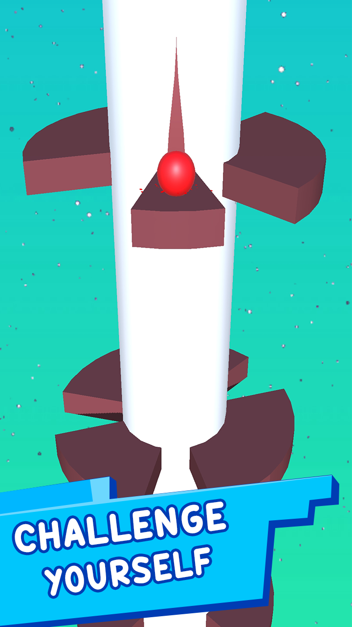 Screenshot 3 of Helix Jump : Bouncing ball 