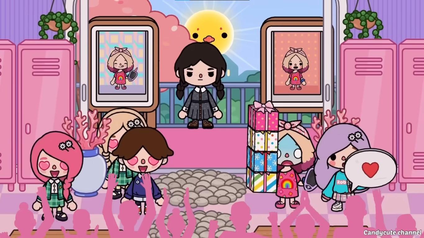 Screenshot 3 of Toca Wednesday Adams colors 