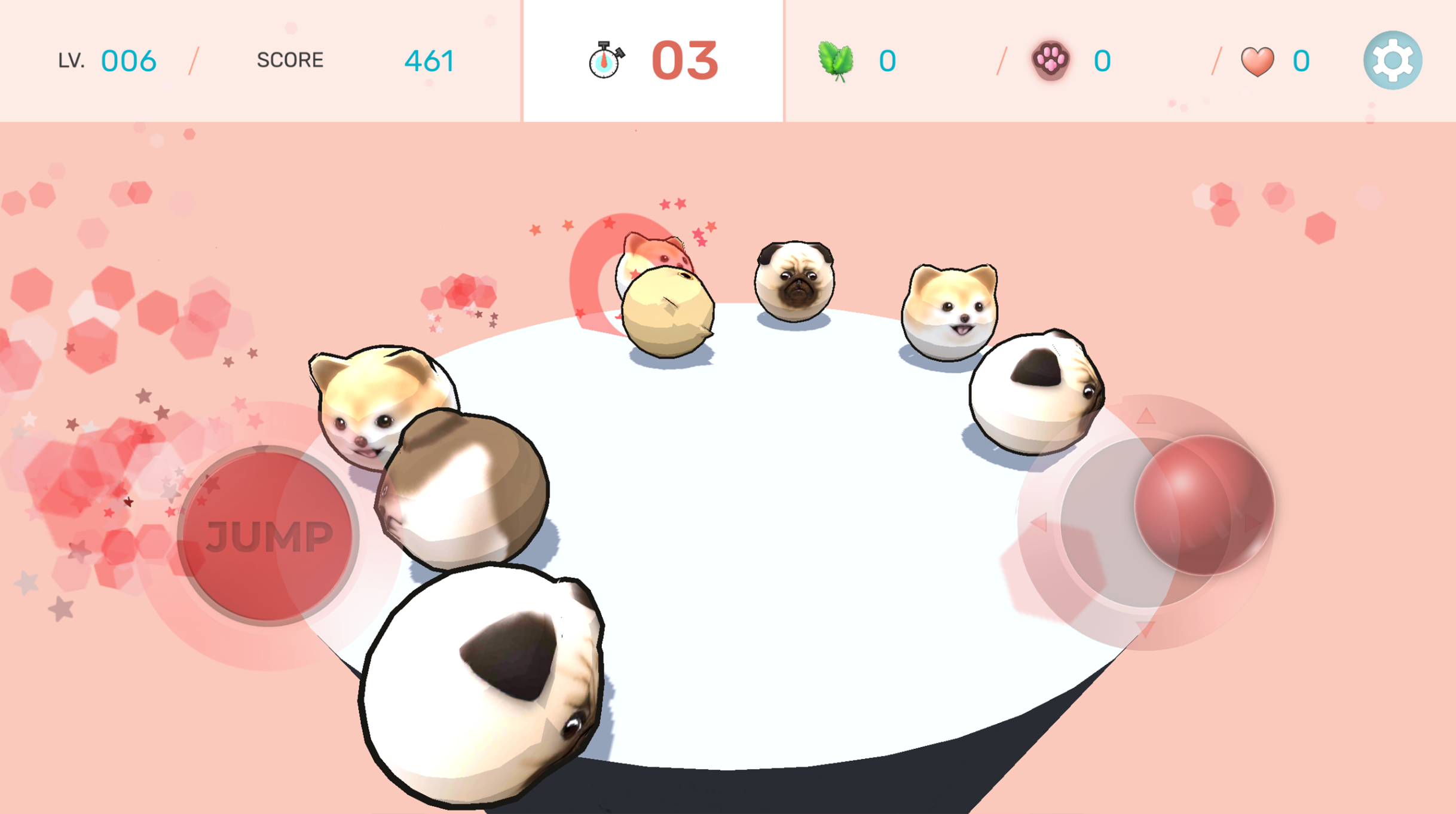 Screenshot of Rolling Bowling