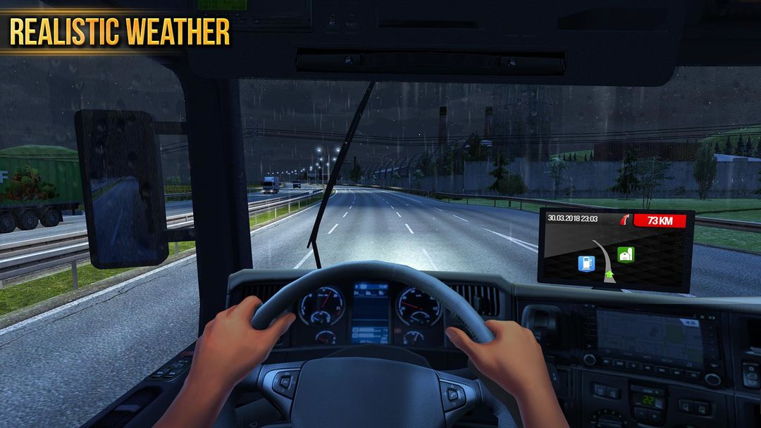 트럭 시뮬레이터 :유럽 게임 스크린 샷