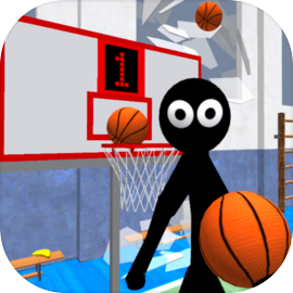 Stickman Teacher. Basketball Basics
