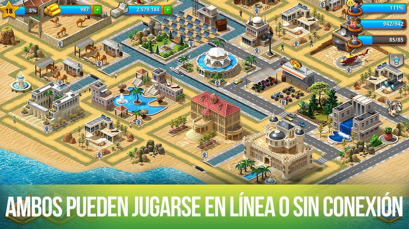 Captura de Pantalla del Juego Paradise City: Building Sim