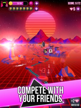 Retro Shot Pinball Puzzle Game Game Screenshot