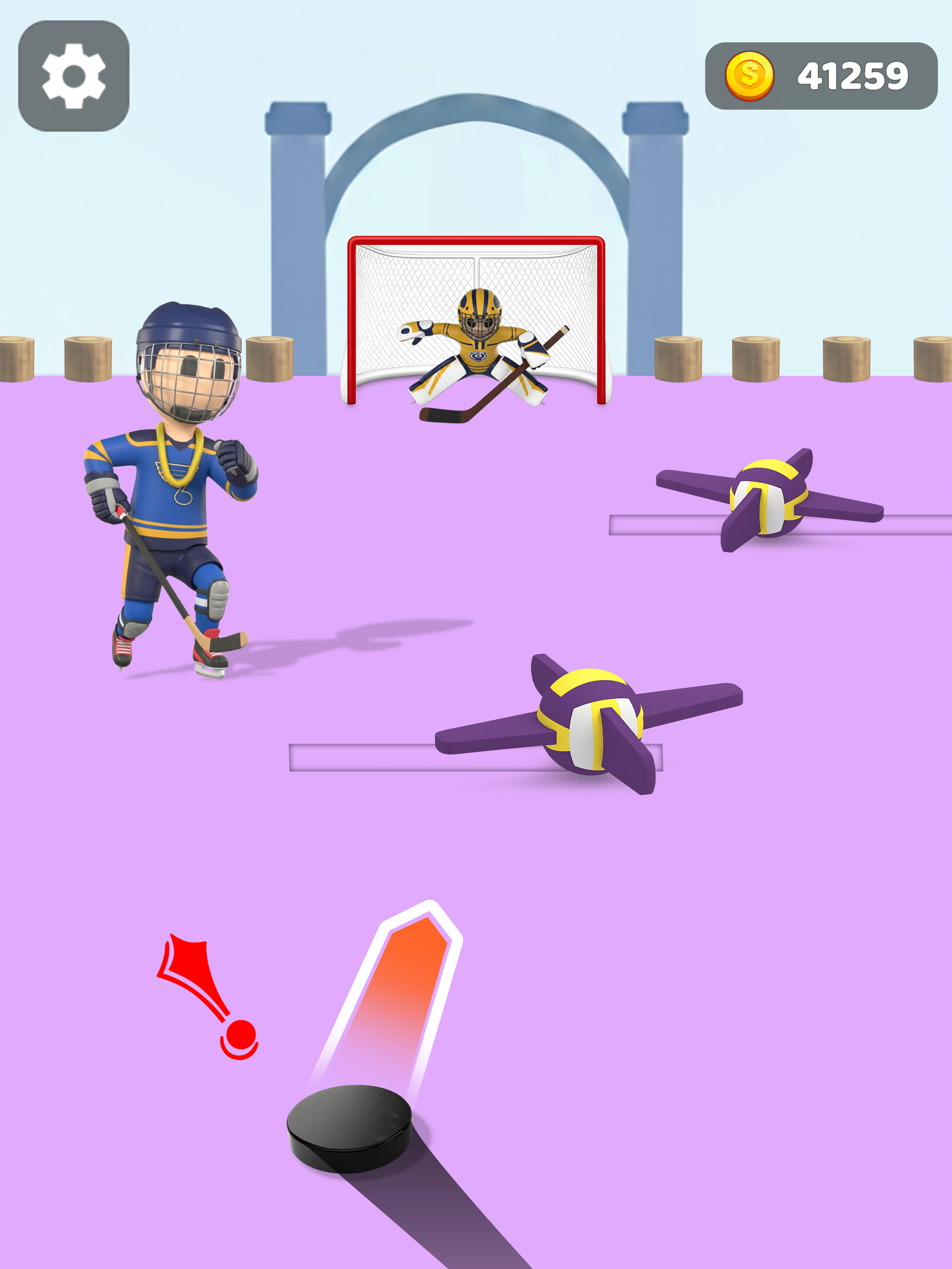 Frozen Arena: Ice Hockey Game 게임 스크린샷