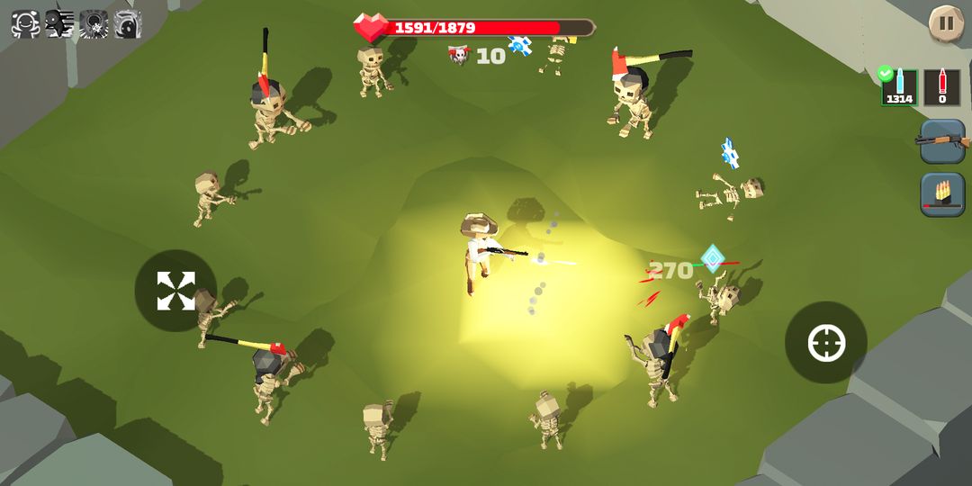 Zombie killer Deadland cowboy screenshot game