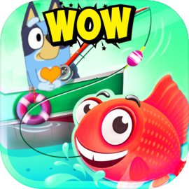 Bluey Christmas Swim: Fishing android iOS-TapTap